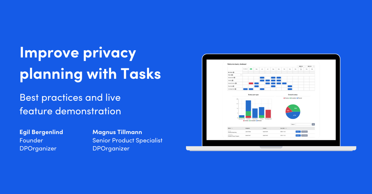 Manage your privacy planning with Tasks