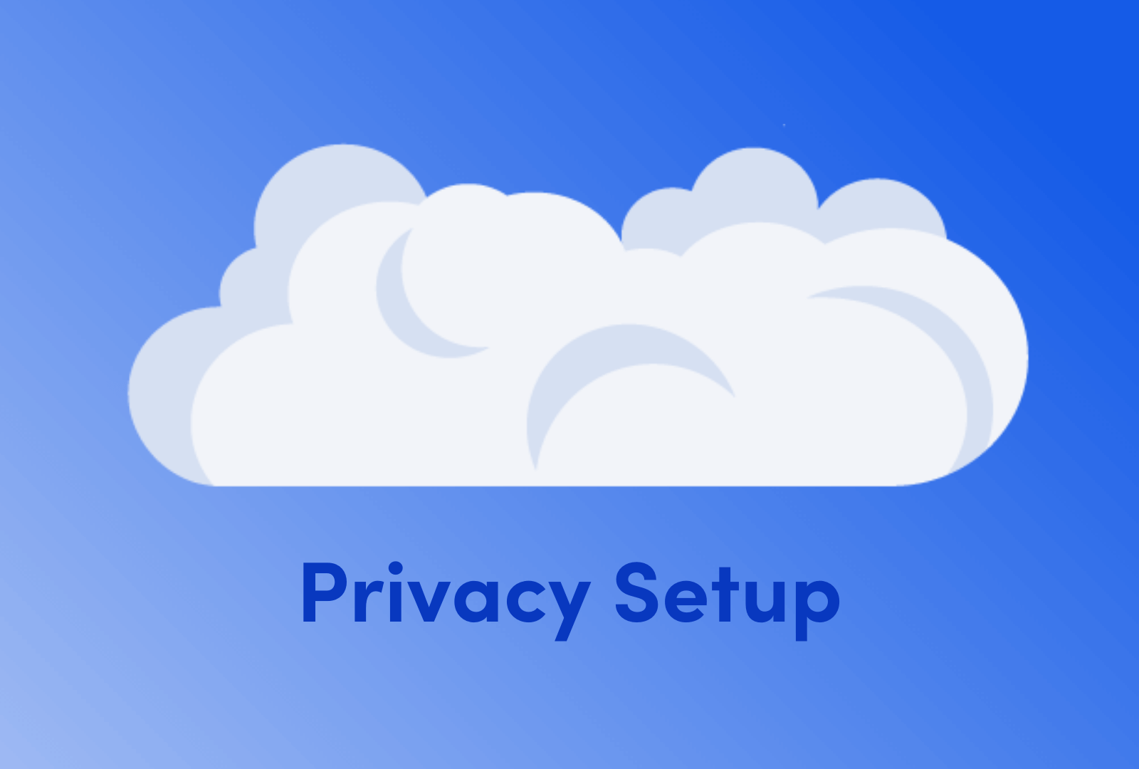 Privacy Setup: AWS & cloud infrastructure providers